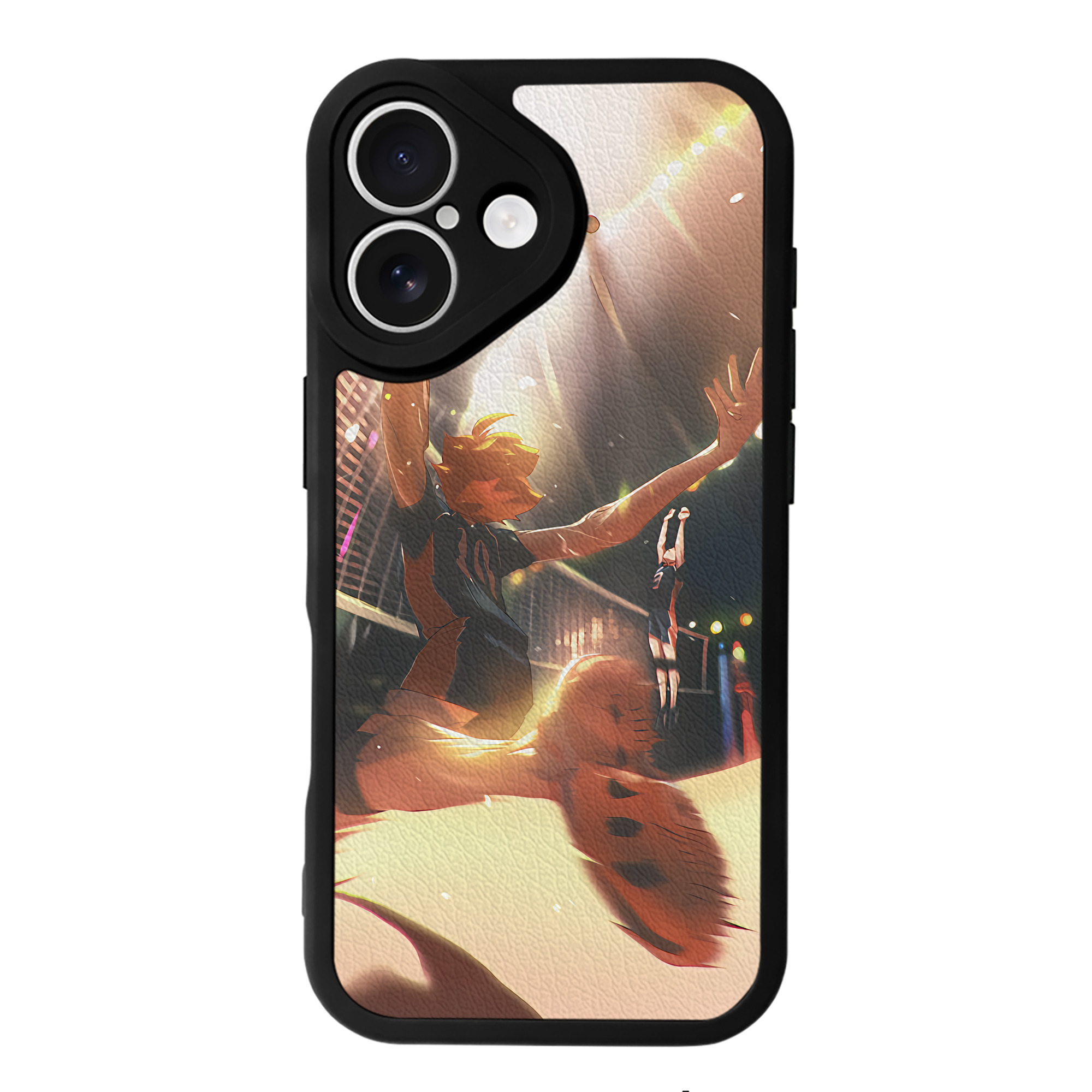 （画像用） ハイキュー!! Haikyu!! 【iPhone 16シリーズ対応】シリコンスマホケース（レザー調） 材質：シリコン